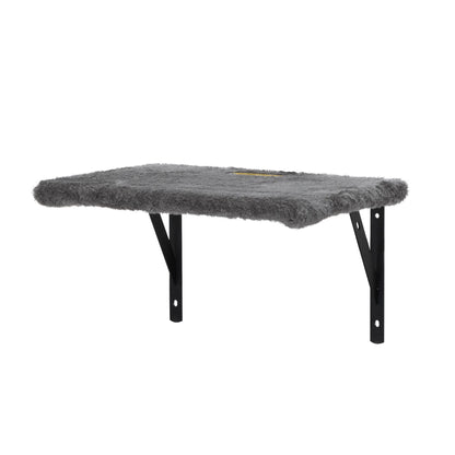 Cat Wall Shelves and Perches Set of 5, Indoor Cat Condo for Sleeping Playing Lounging Climbing Cat Tree House, Gray